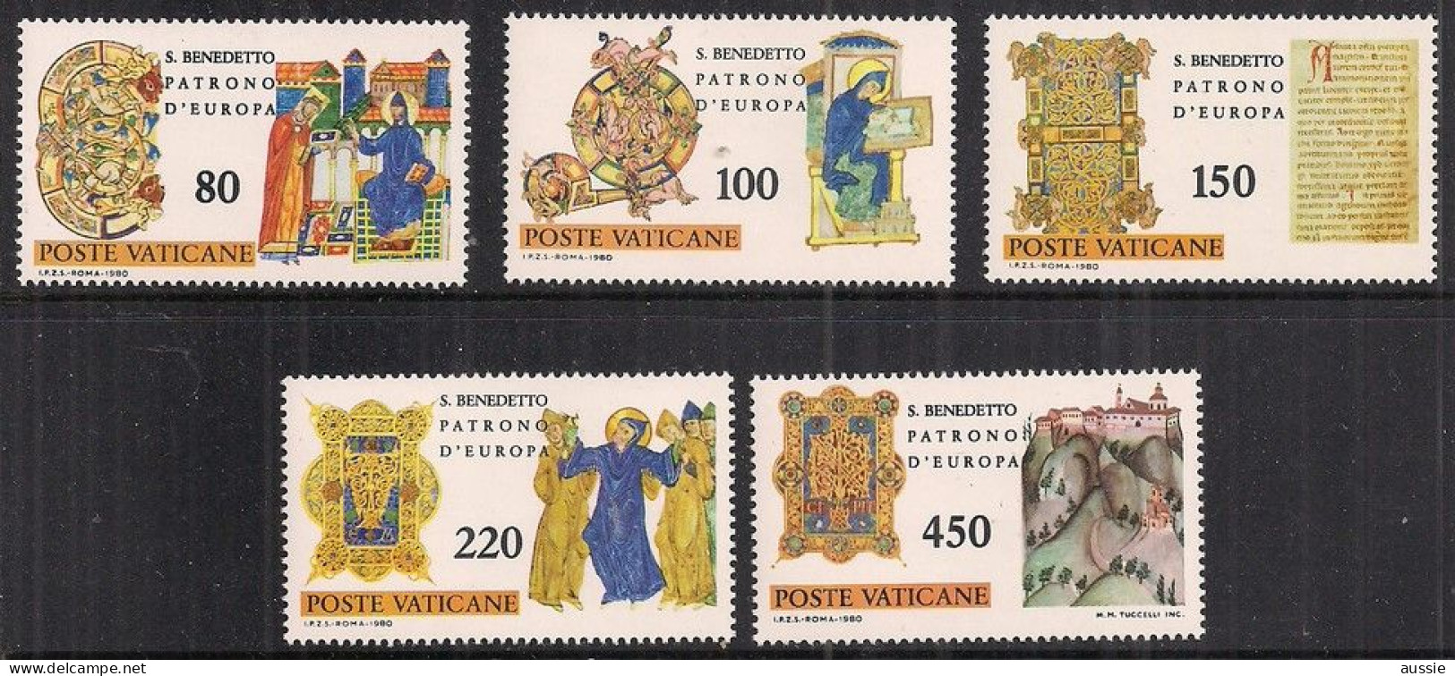 Vaticaan Vatican 1980 Yvertnr. 689-693 *** MNH - Neufs