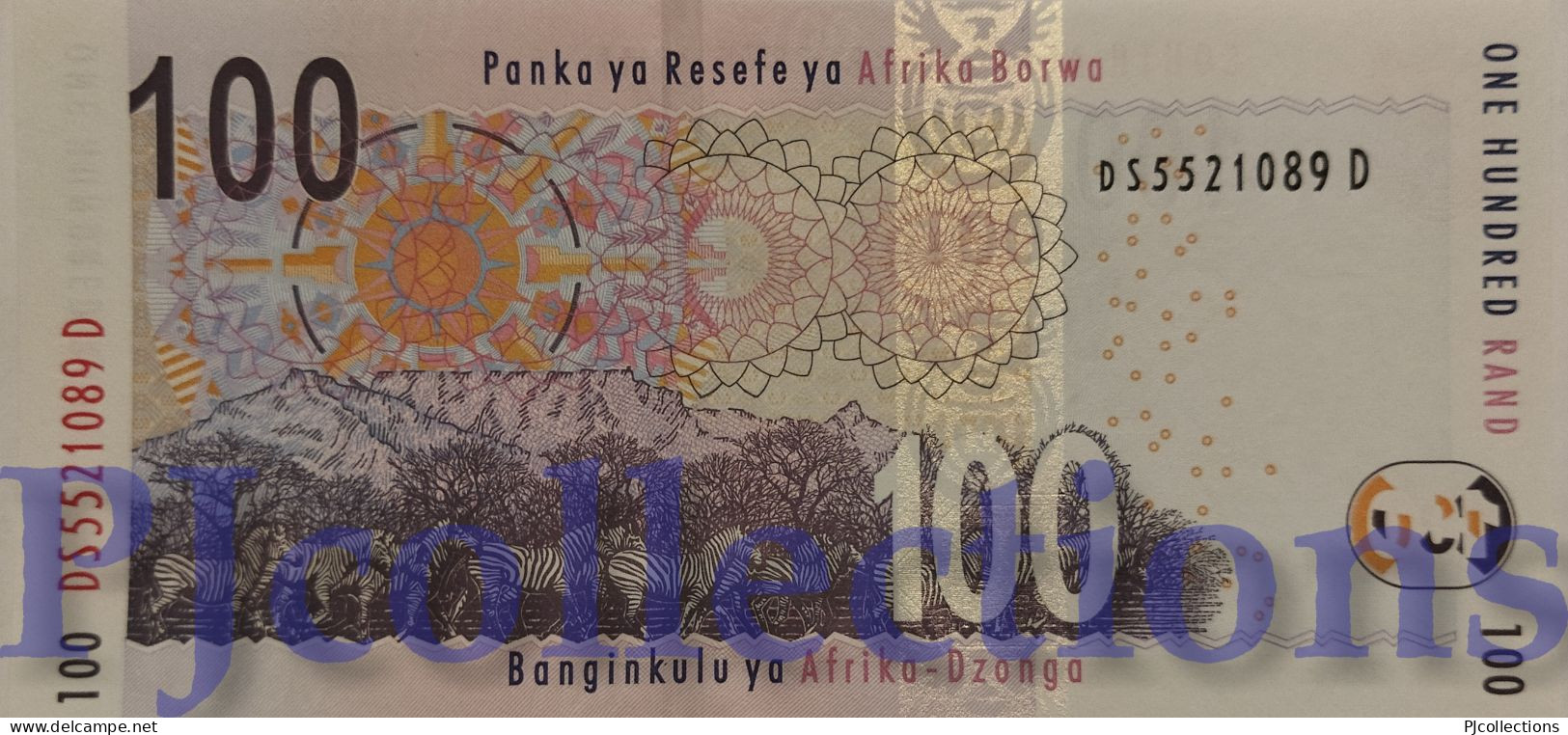 SOUTH AFRICA 100 RAND 2005 PICK 131b UNC - Suráfrica