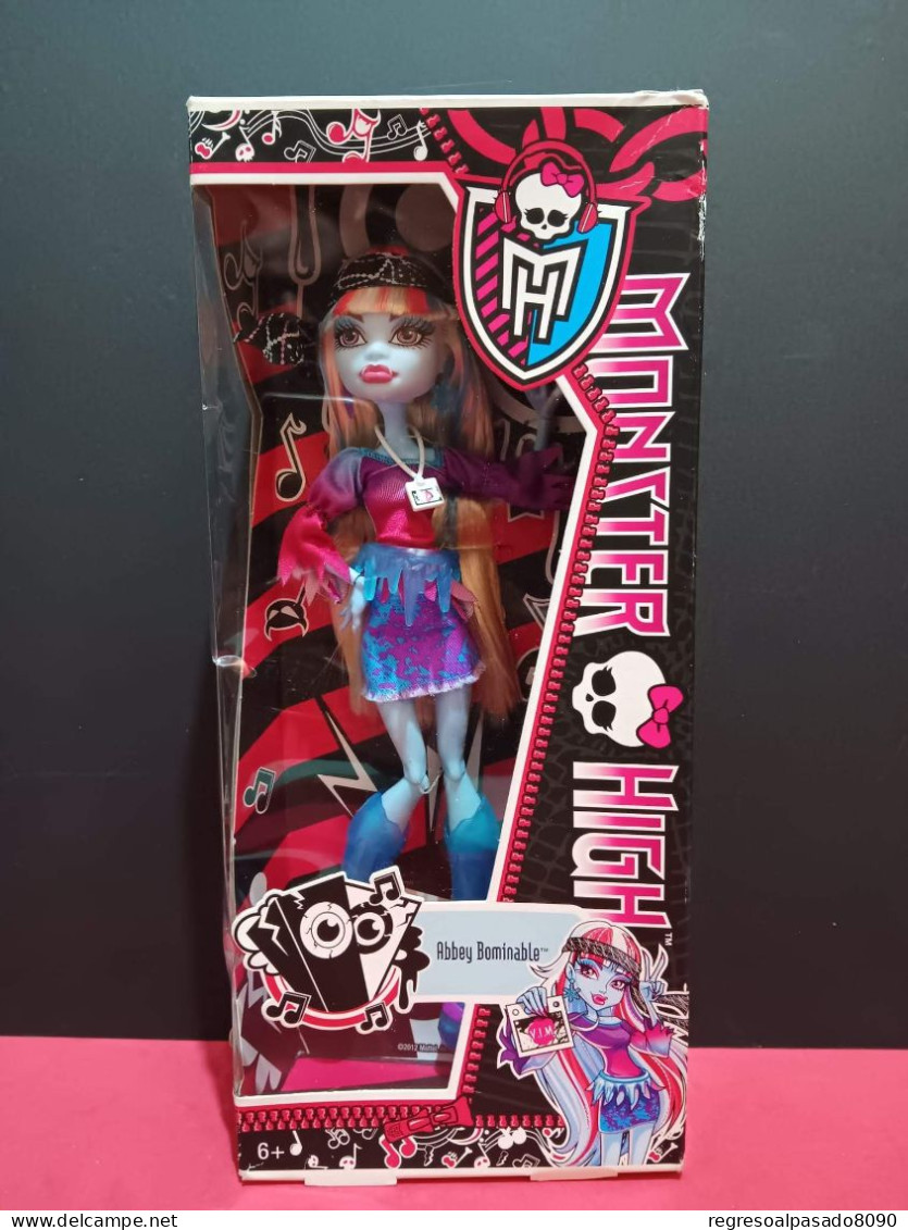 Poupée Antique Muñeca Monster High En Su Caja Año 2012 Abbey Bominable Mattel VIP - Poupées
