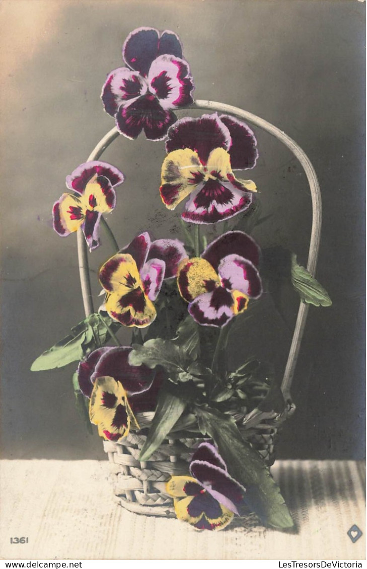 FLEURS - PLANTES & ARBRES - Fleurs - Aquarelle - Bouquet - Carte Postale Ancienne - Flowers