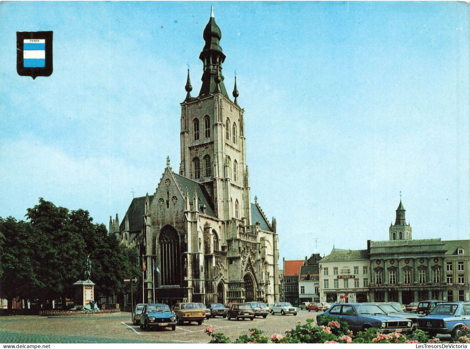 BELGIQUE - I IENEN - Grote Markt - O L Vrouw Ten Poel Kerk (1290-1470) - Carte Postale - Autres & Non Classés