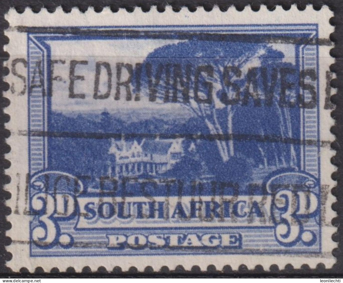 1951  Südafrikanische Union ° Sg:ZA 117a (E), SAC:ZA 116a (E), Groote Schuur, The Residence Of Cecil Rhodes - Used Stamps