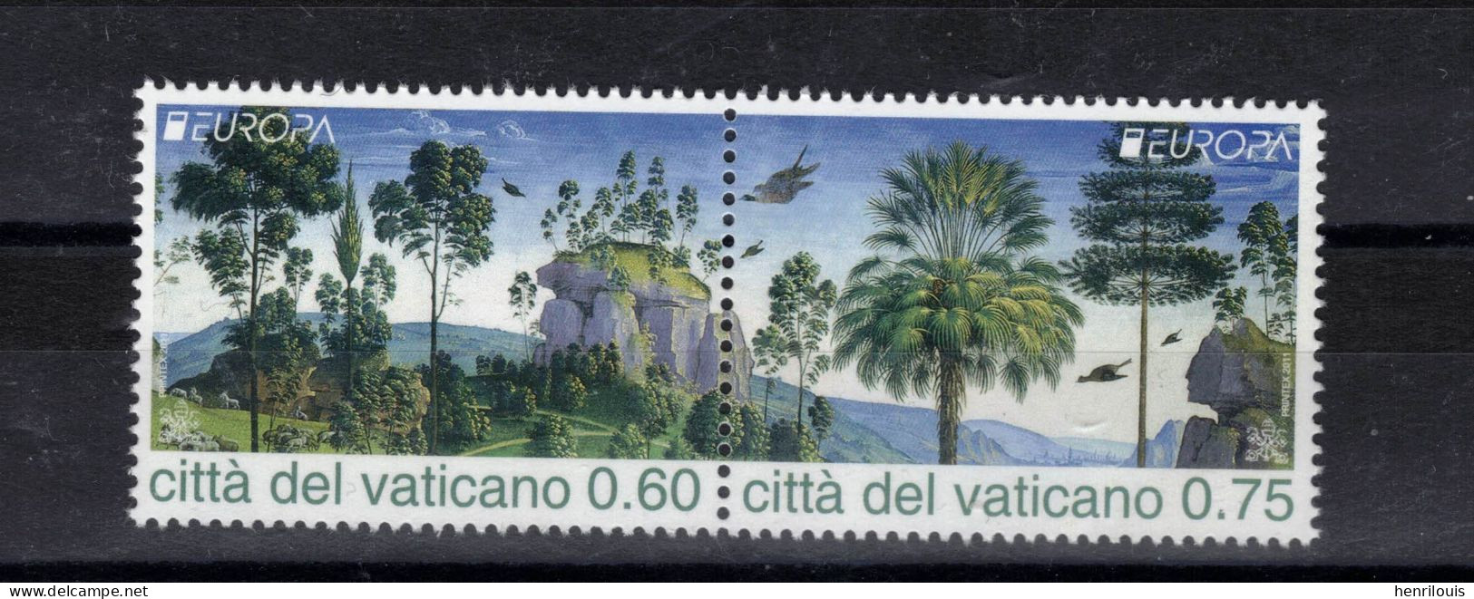 VATICAN   Timbres Neufs ** De 2011( Ref  1651 D)   EUROPA - Unused Stamps