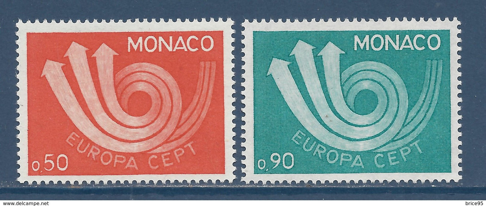 Monaco - YT N° 917 Et 918 ** - Neuf Sans Charnière - 1973 - Neufs