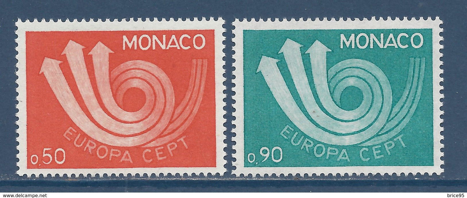 Monaco - YT N° 917 Et 918 ** - Neuf Sans Charnière - 1973 - Ungebraucht