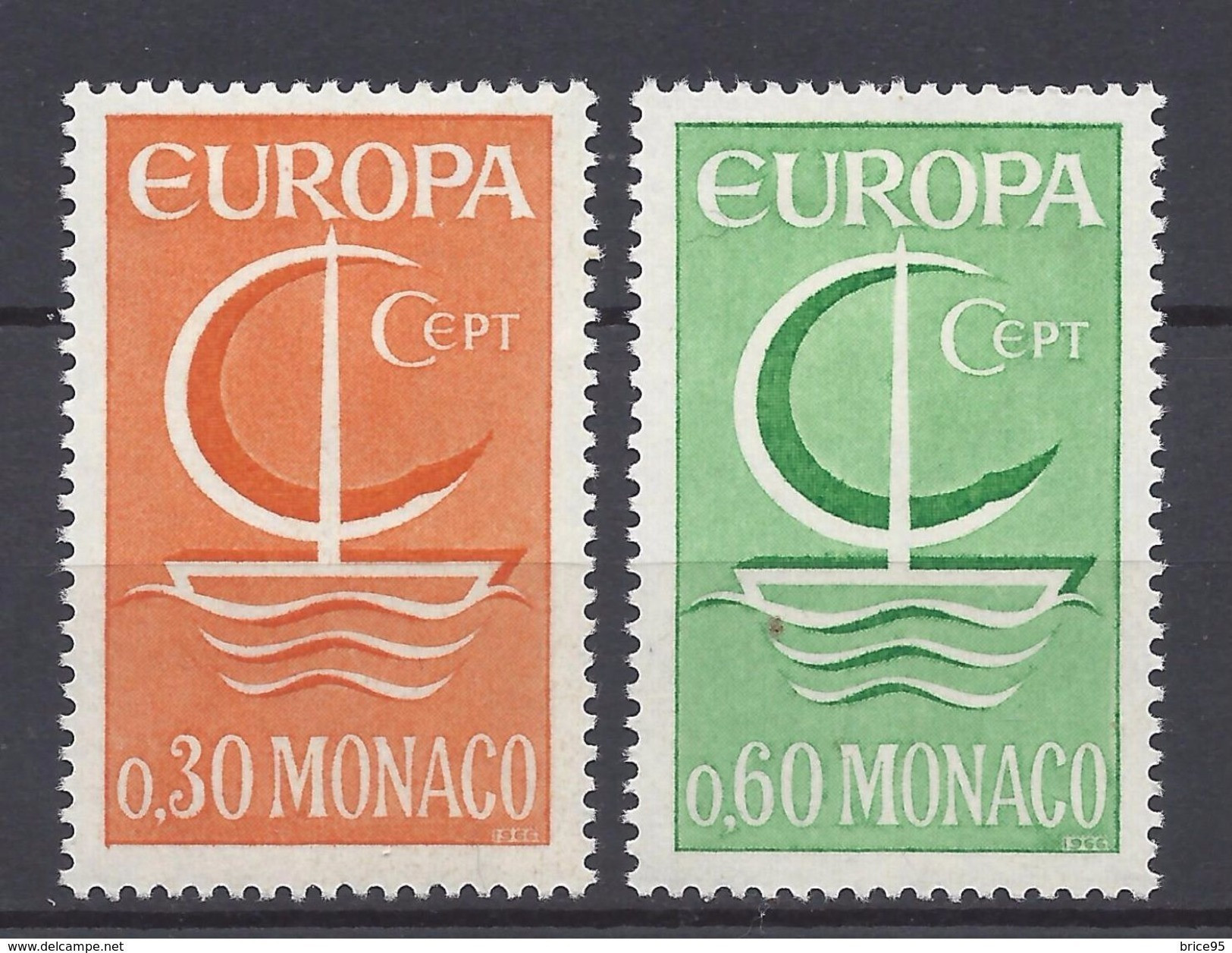 Monaco - YT N° 698 Et 699 ** - Neuf Sans Charnière - 1966 - Unused Stamps