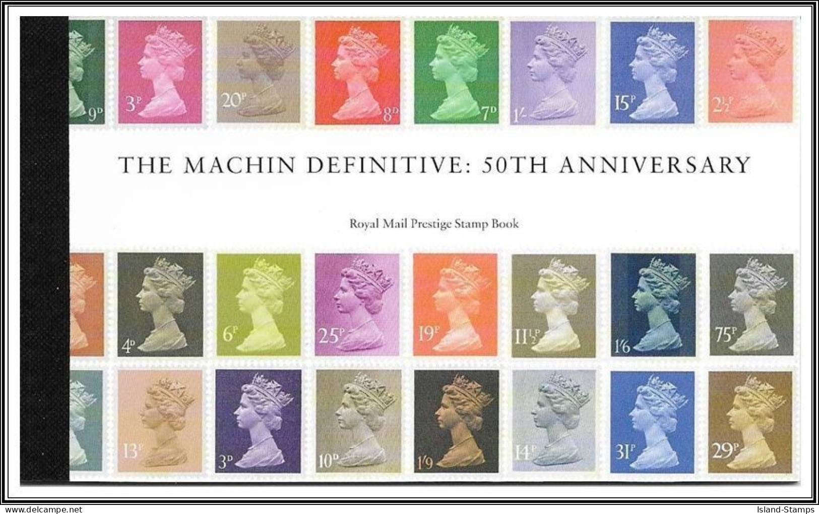 2017 DY21 Prestige Stamp Book: 50th Anniversary Of The Machin Definitive Mint - Libretti