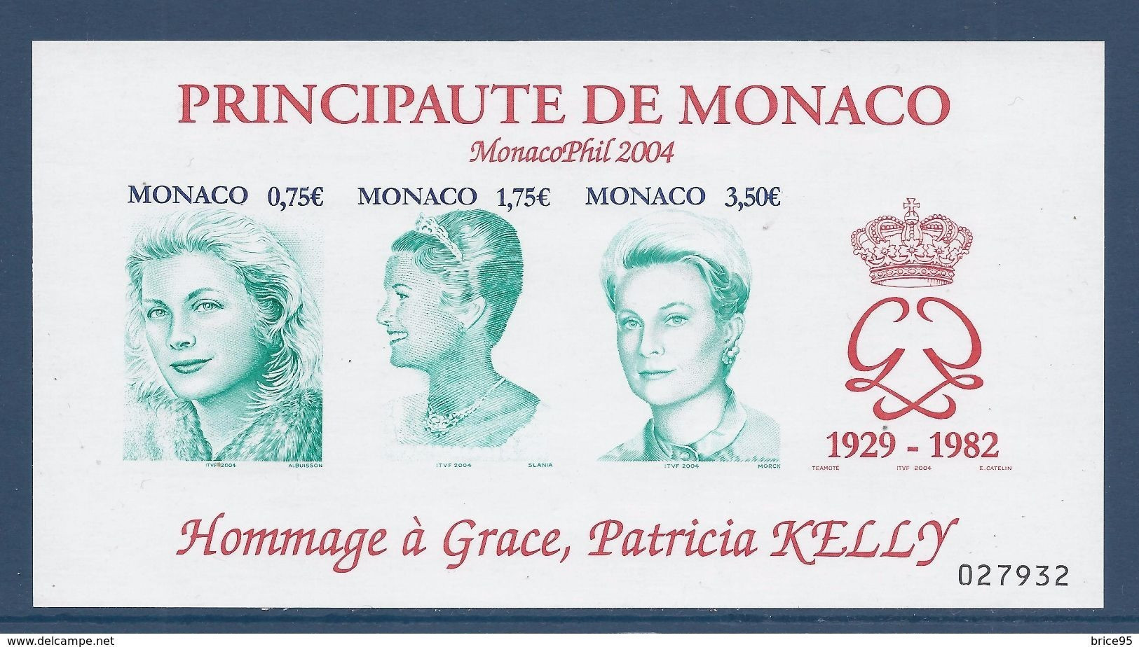 Monaco - YT Bloc N° 90 ** - Neuf Sans Charnière - 2004 - Neufs
