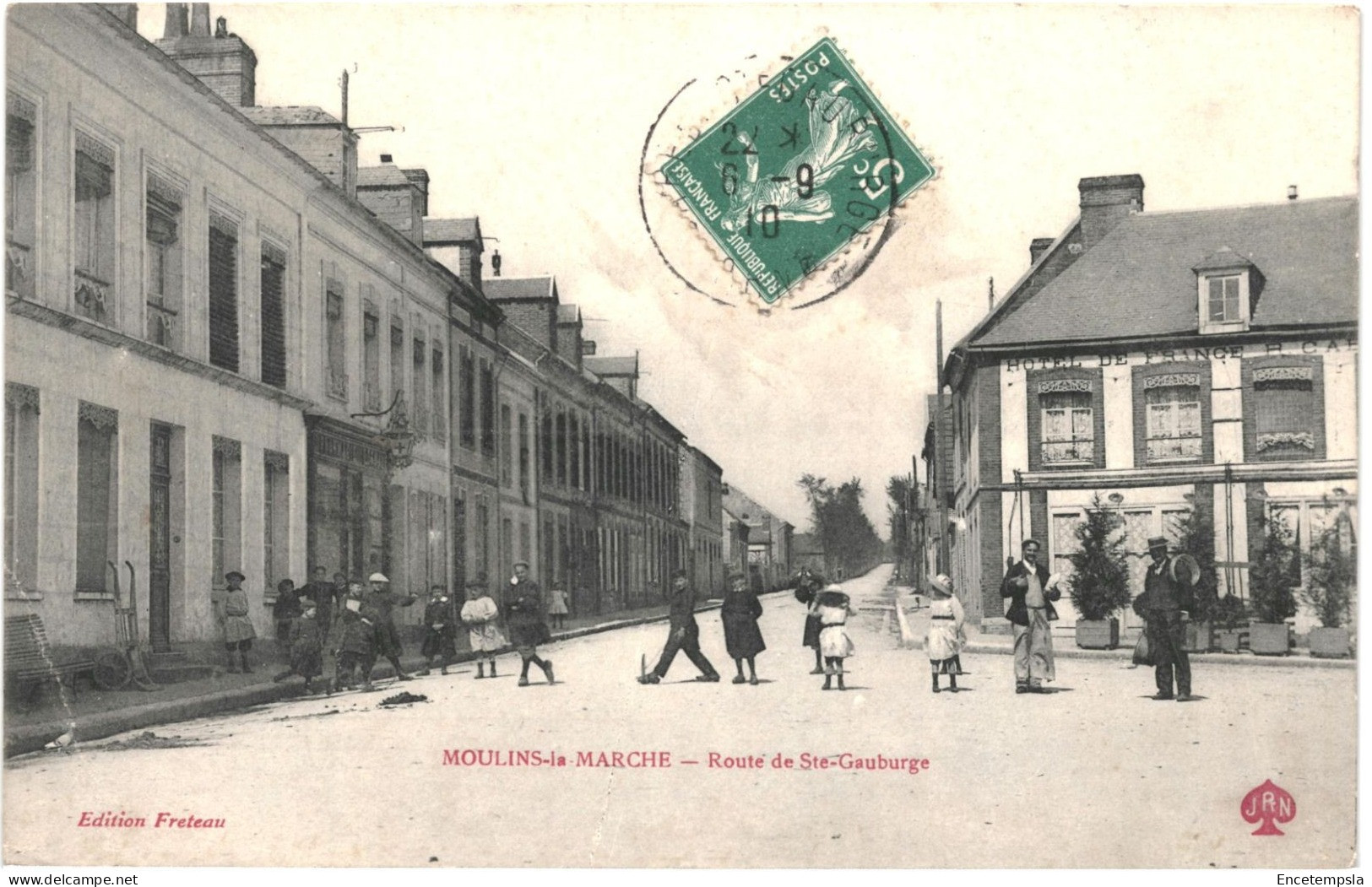 CPA Carte Postale France  Moulins-la-Marche  Route De Ste Gauburge 1910  VM77034ok - Moulins La Marche