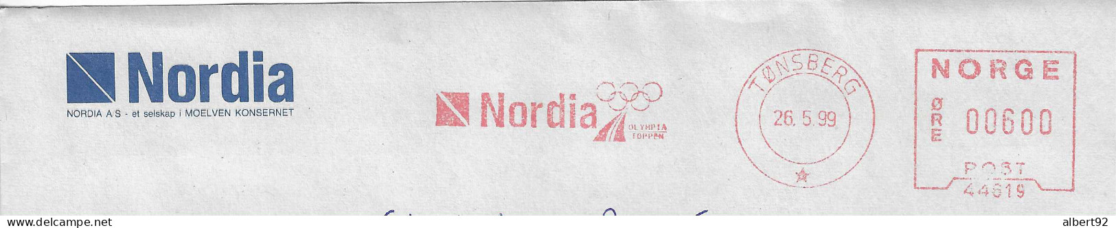 1994 EMA "Nordia" Sponsor Des Jeux Olympiques D'Hiver De Lillehammer - Hiver 1994: Lillehammer