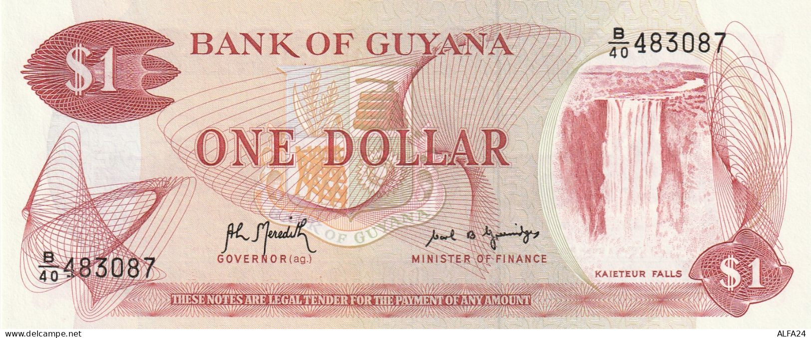 BANCONOTA GUYANA 1 UNC  (B_687 - Guyana