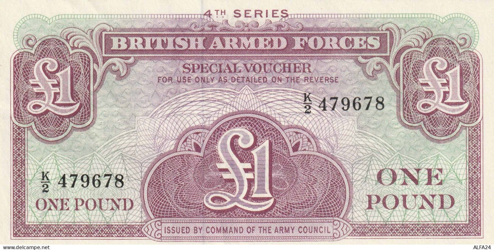 BANCONOTA BRITISH ARMED FORCE 1 UNC  (B_679 - Fuerzas Armadas Británicas & Recibos Especiales