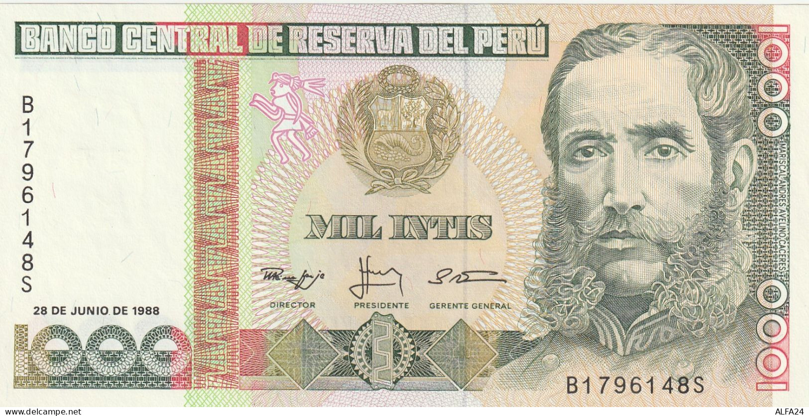 BANCONOTA PERU 1000 UNC  (B_635 - Perú