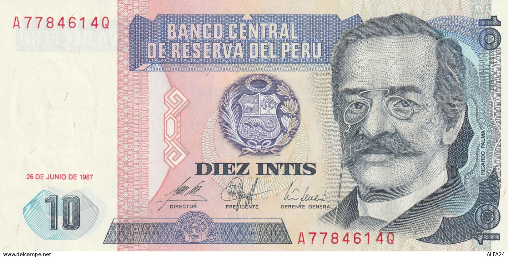 BANCONOTA PERU 10 UNC  (B_598 - Perù