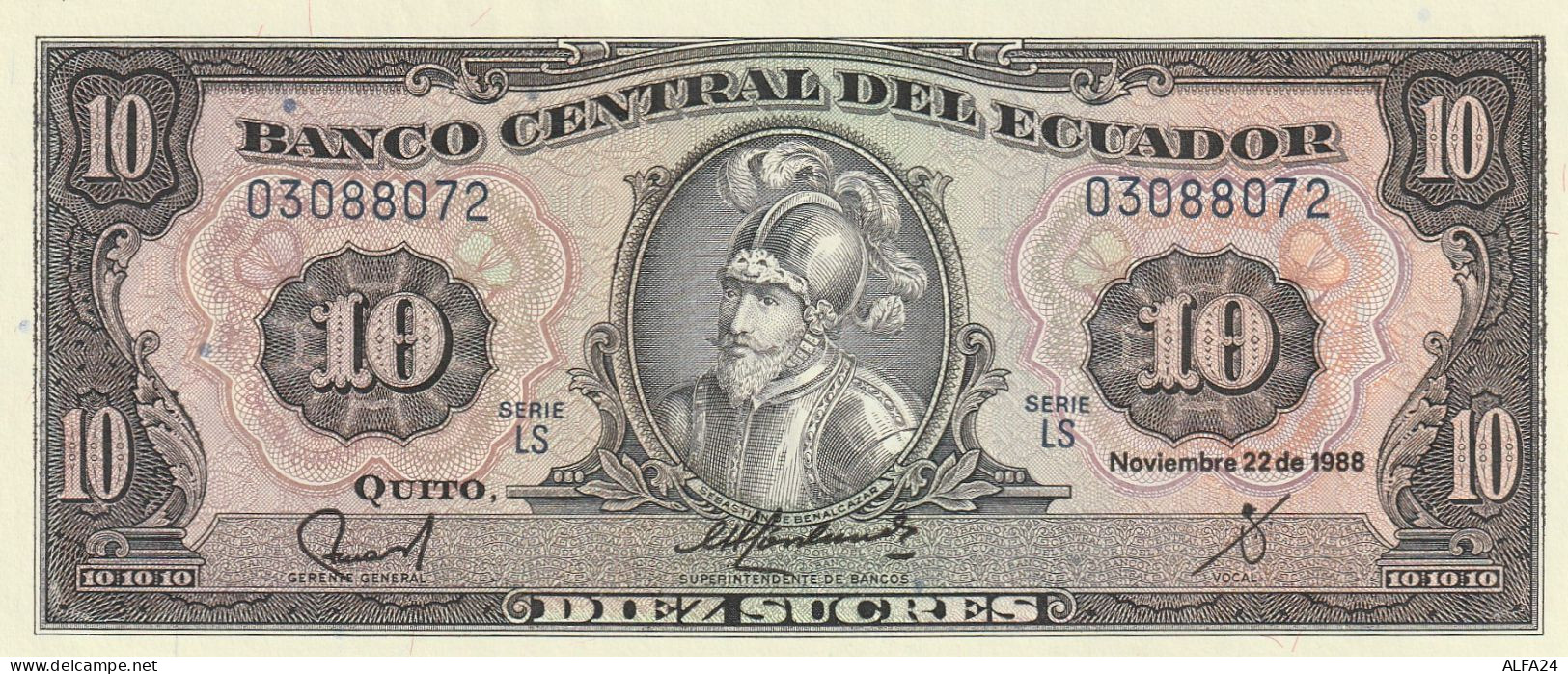 BANCONOTA ECUADOR 10 UNC  (B_588 - Ecuador