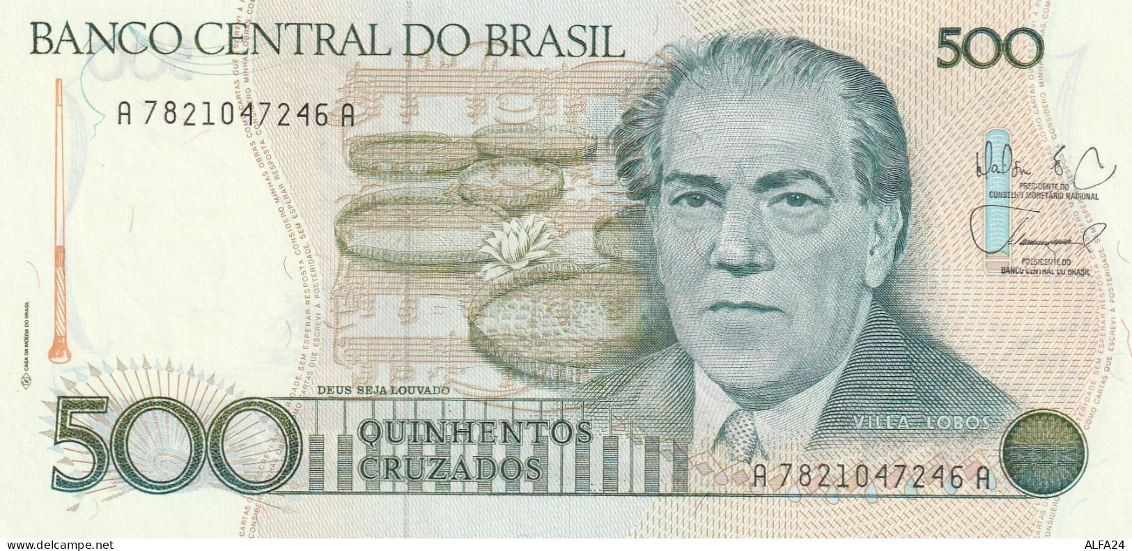 BANCONOTA BRASILE 500 UNC  (B_595 - Brazilië