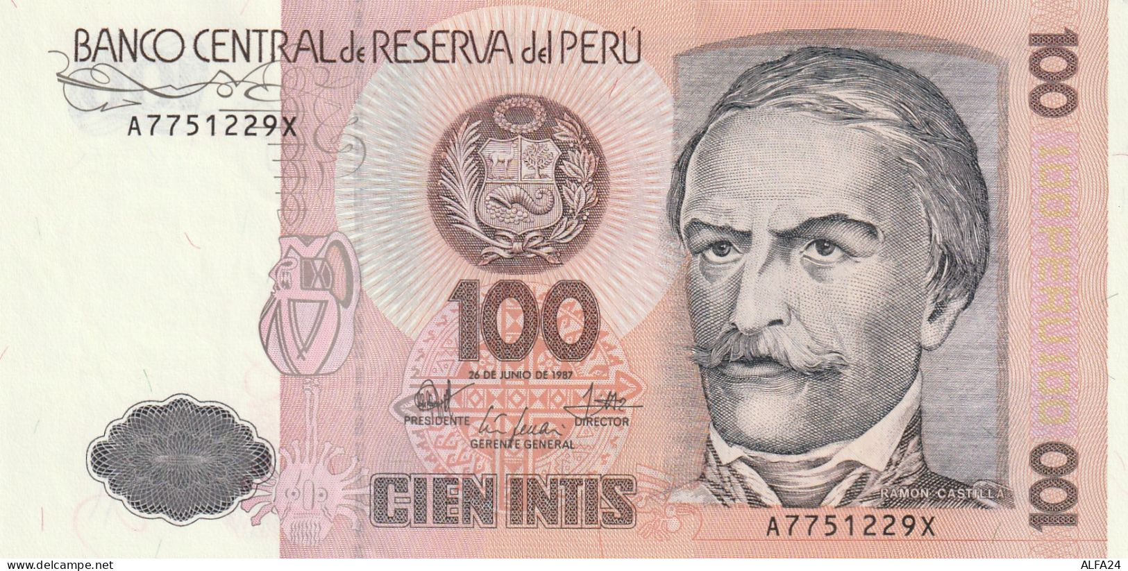 BANCONOTA PERU 100 UNC  (B_593 - Peru