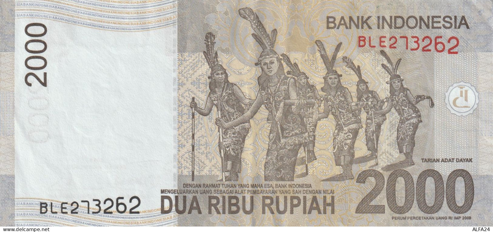 BANCONOTA INDONESIA 2000 EF  (B_562 - Indonesien