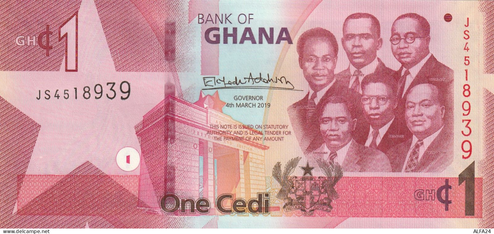 BANCONOTA GHANA 1 UNC  (B_519 - Ghana