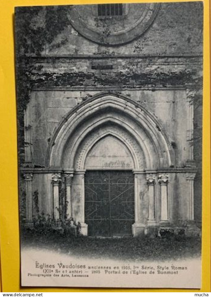 19961 -  Eglises Vaudoises Anciennes  Portail De L'Eglise De Bonmont - Chéserex