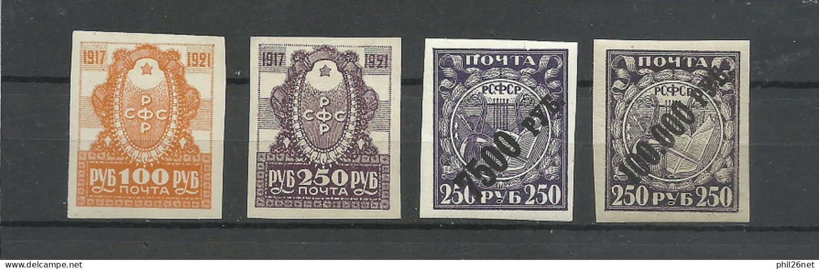 Russie  N°  150; 151 ; 168A Et  169  Neufs   * / * *      B/TB  Voir Scans   Soldé ! ! ! - Unused Stamps