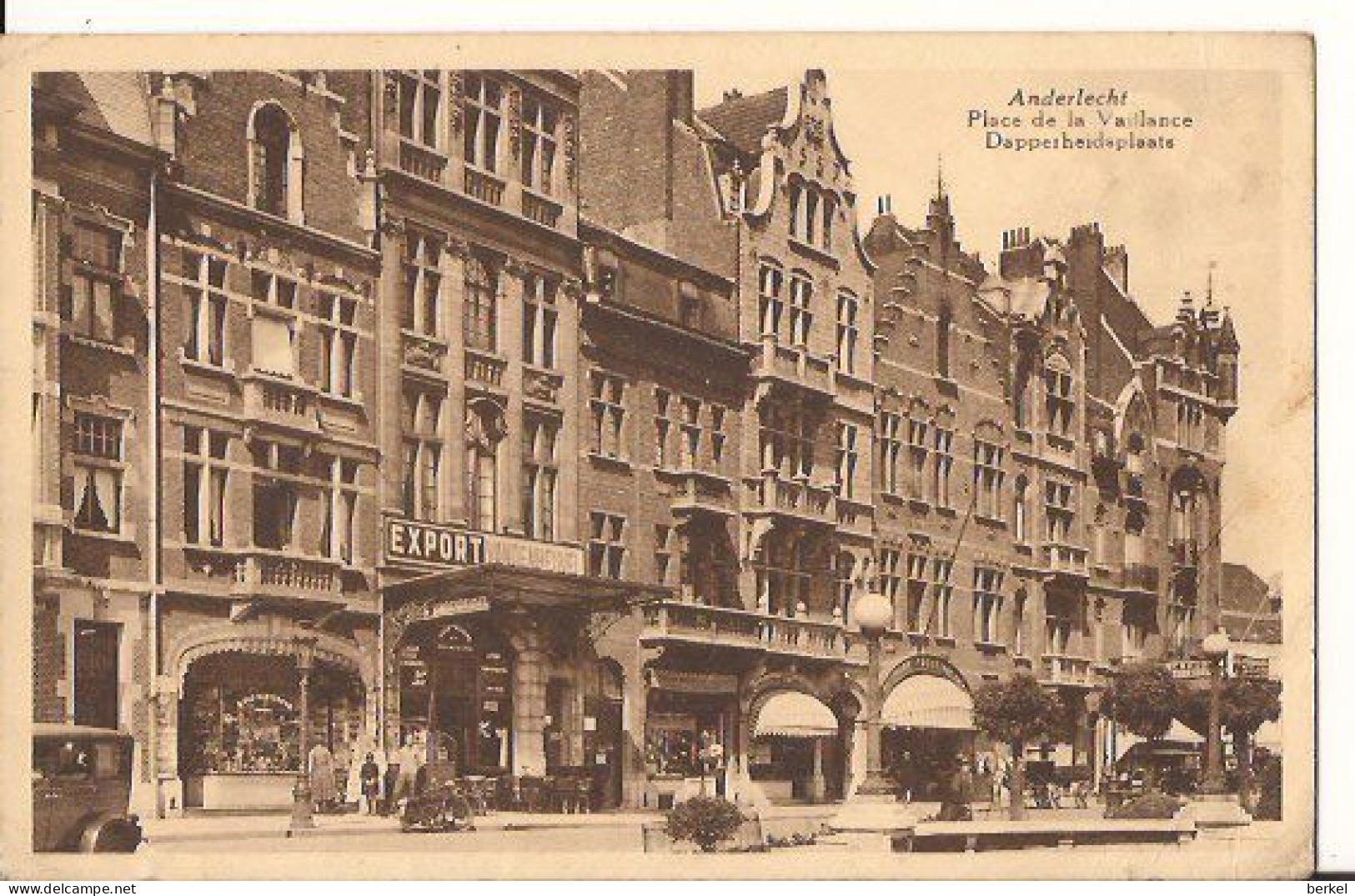 BRUXELLES  ANDERLECHT DAPPERHEIDSPLAATS 1947 NAAR NEDERLAND 529 D1 - Anderlecht