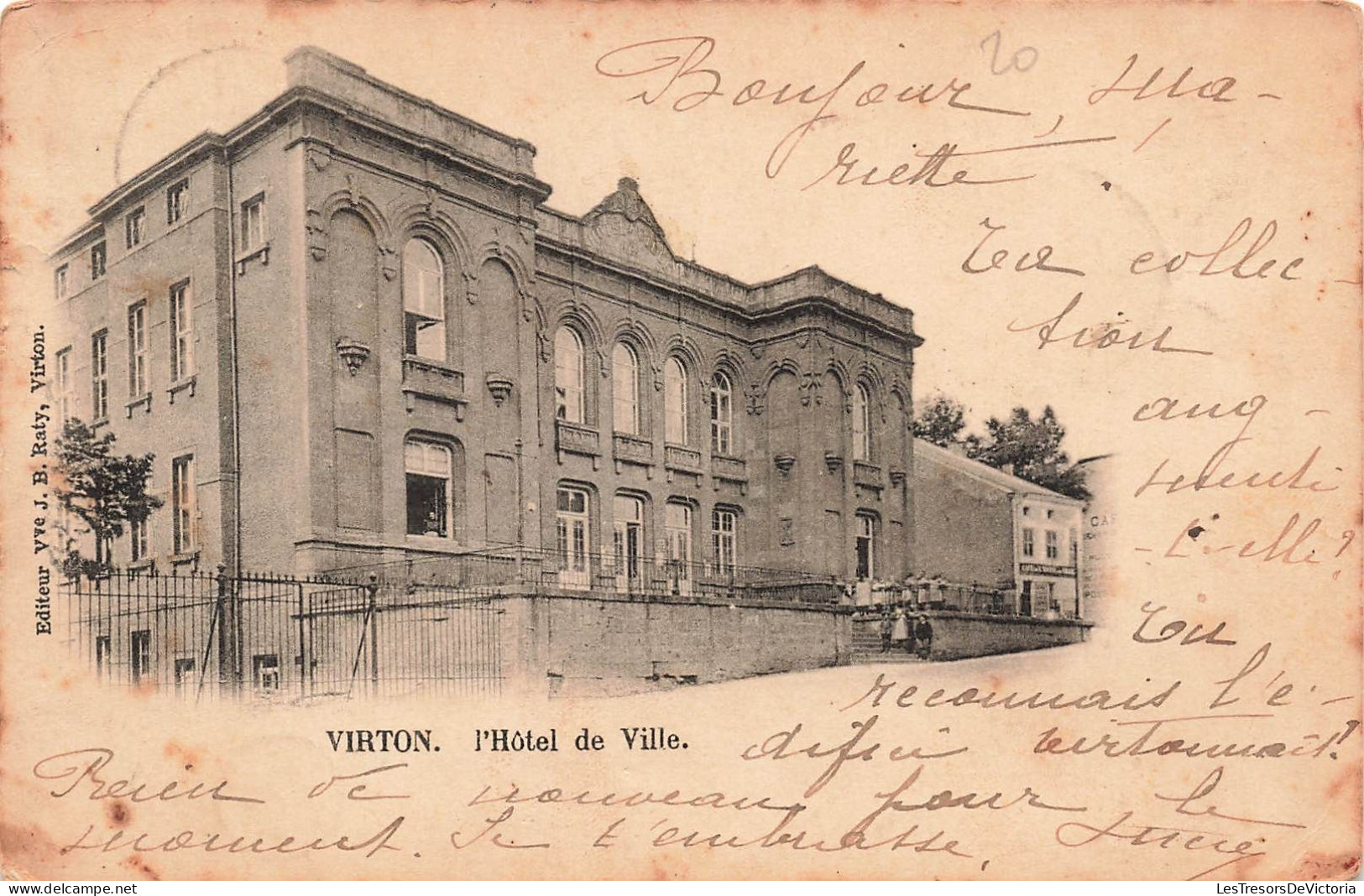BELGIQUE - Virton - L'hôtel De Ville - Carte Postale Ancienne - Virton