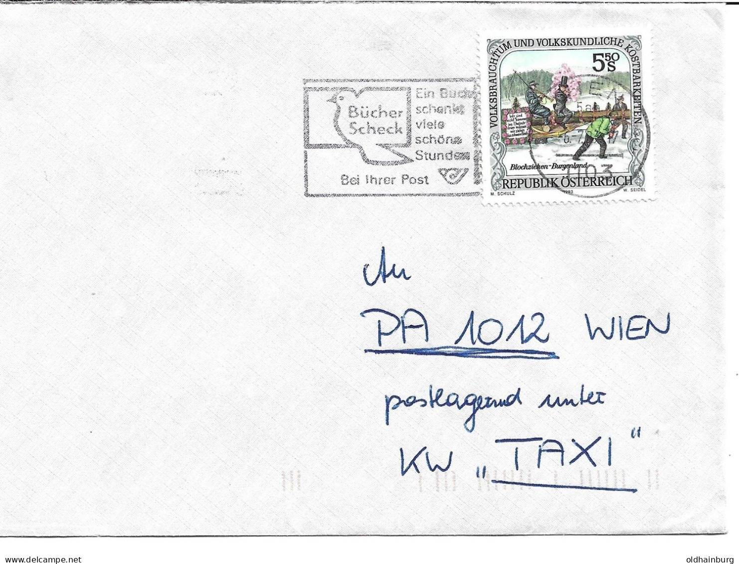 0502v: Österreich 1993, Bedarfsbrief Mit Der Marke Blockziehen (Burgenland) - Briefe U. Dokumente