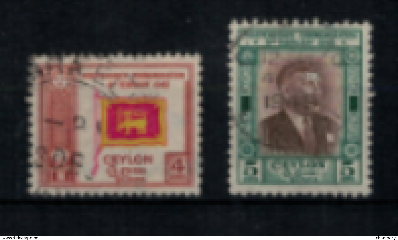 Ceylan - "Indépendance" - Série Oblitérée N° 273 à 274 De 1949 - Sri Lanka (Ceylan) (1948-...)