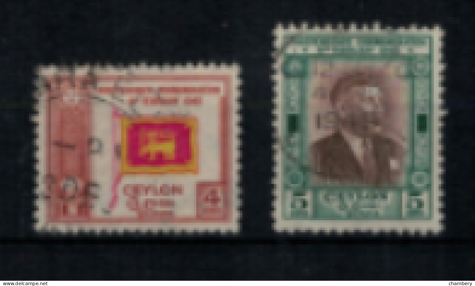 Ceylan - "Indépendance" - Série Oblitérée N° 273 à 274 De 1949 - Sri Lanka (Ceylon) (1948-...)