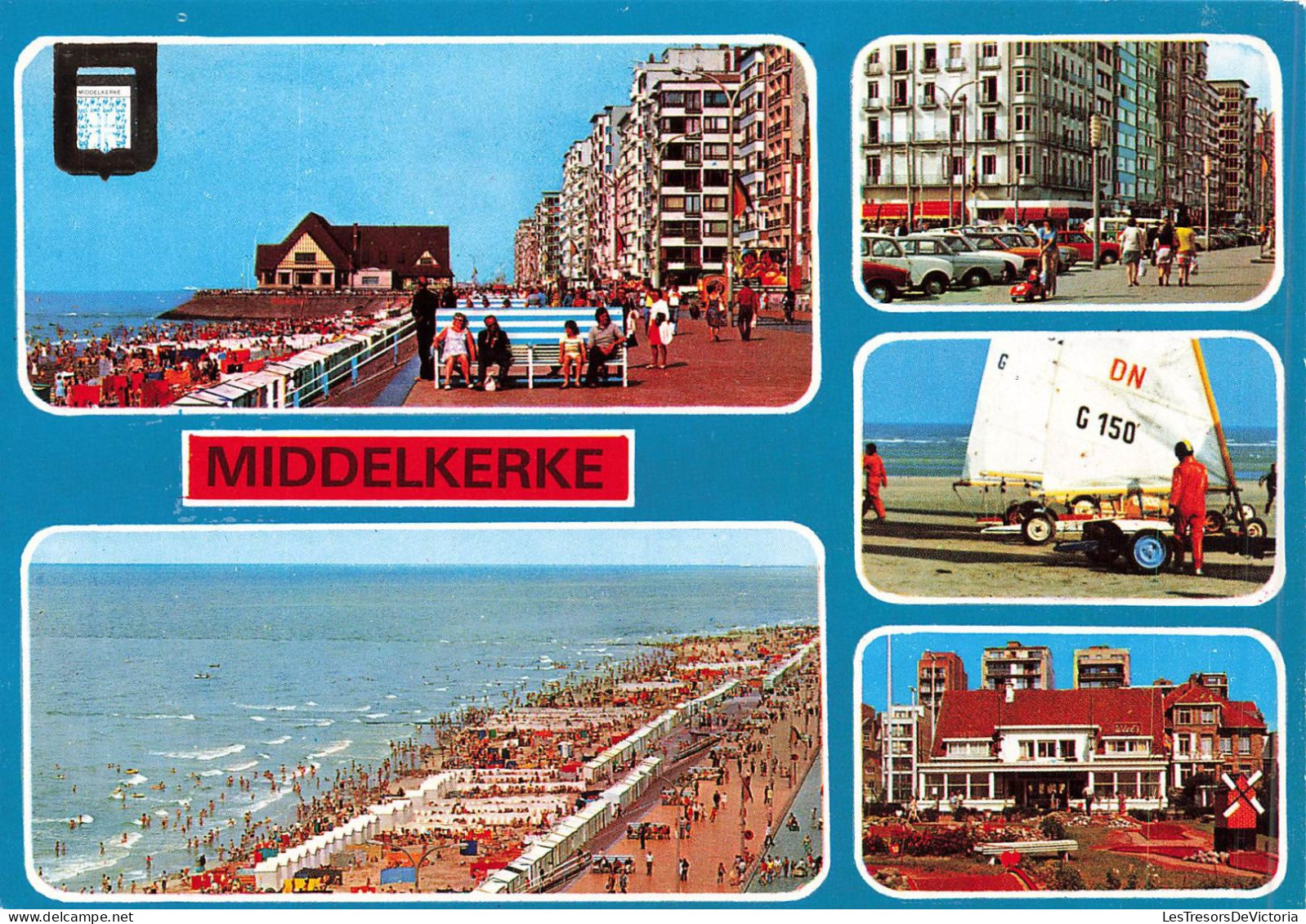 BELGIQUE - Un Bonjour De Middelkerke - Multivues De Middelkerke - Carte Postale - Middelkerke