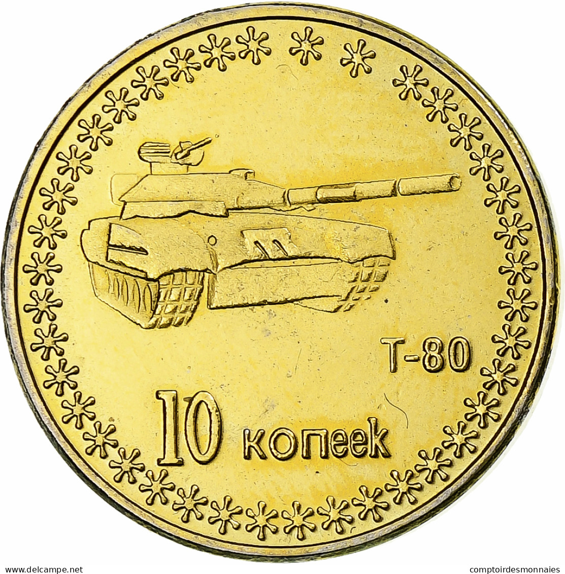 Ukraine, 10 Kopeks, 2014, Russian Crimea, Brass Clad Steel, SPL - Oekraïne