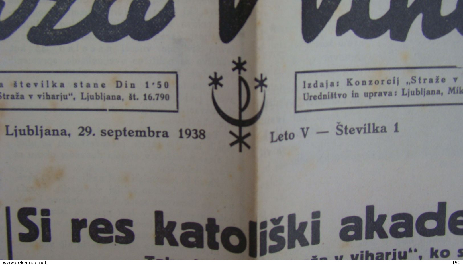 NEWSPAPER , STRAZA  V VIHARJU - Slavische Talen