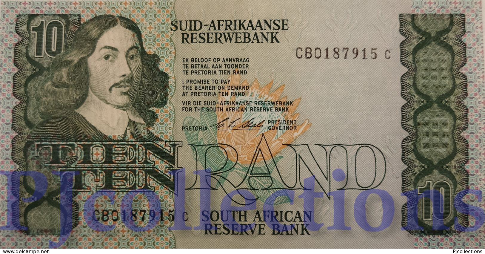 SOUTH AFRICA 10 RAND 1990 PICK 120e AU/UNC - Zuid-Afrika