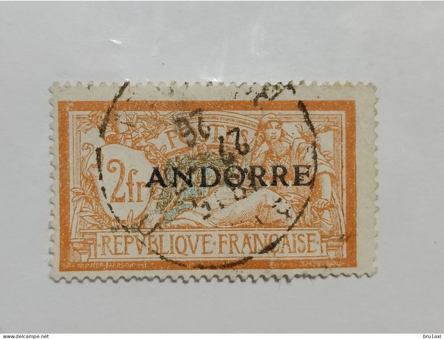 Andorra French 1931 Yv 19 (171) - Oblitérés