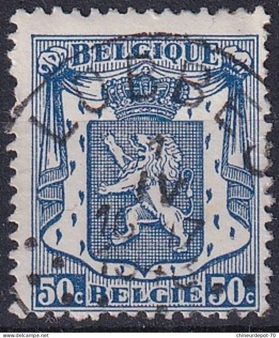 Lion Héraldique Cachet Lobbes - 1929-1937 Heraldic Lion
