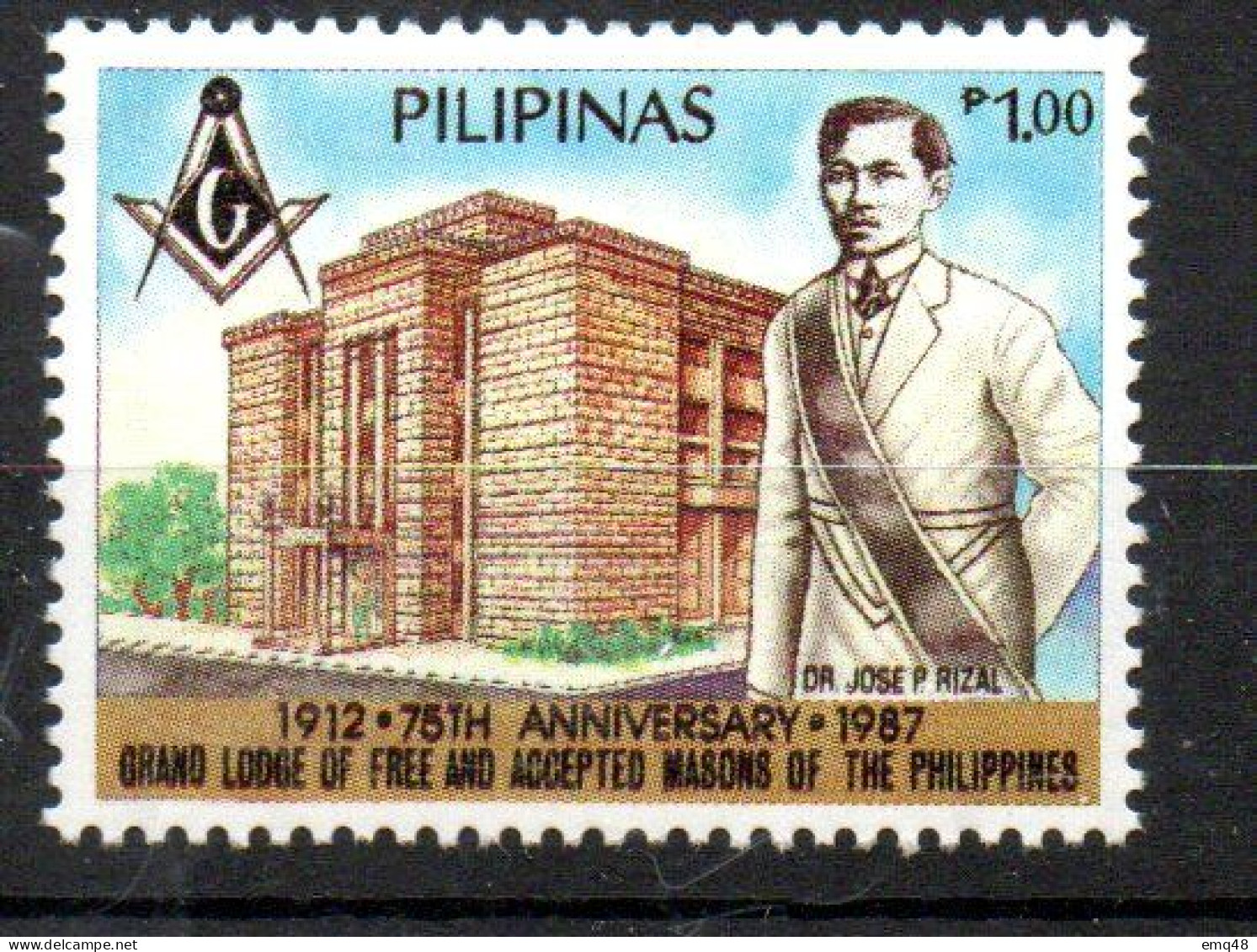 154- FRANC-MAÇONNERIE (MASONIC) :..Katipunan - José RIZAL, Le Grand Révolutionnaire ** Gouvernement Révolutionnaire - Francmasonería