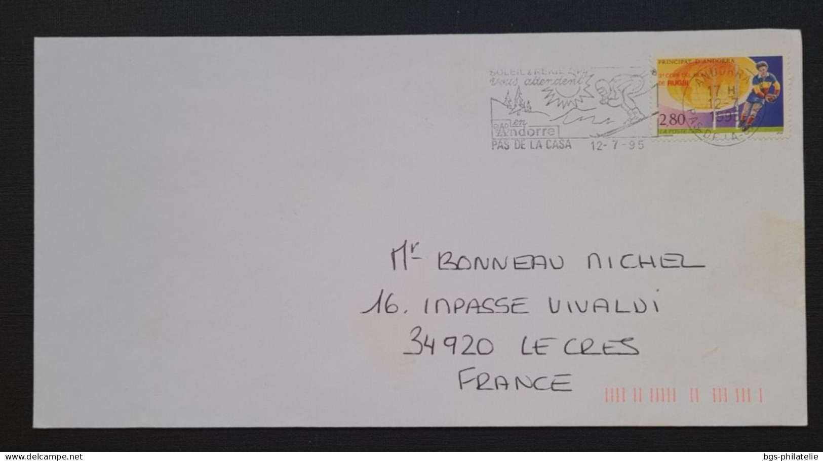 Andorre,  Lettre Pour La France. - Storia Postale