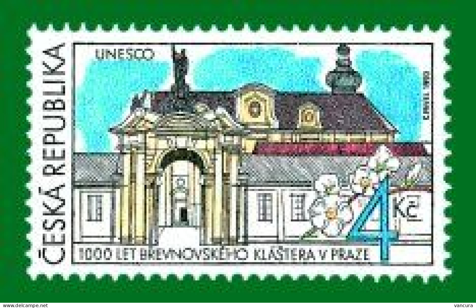 ** 7 Czech Republic Millenium Of The Brevnov Monastery In Prague 1993 - Abadías Y Monasterios