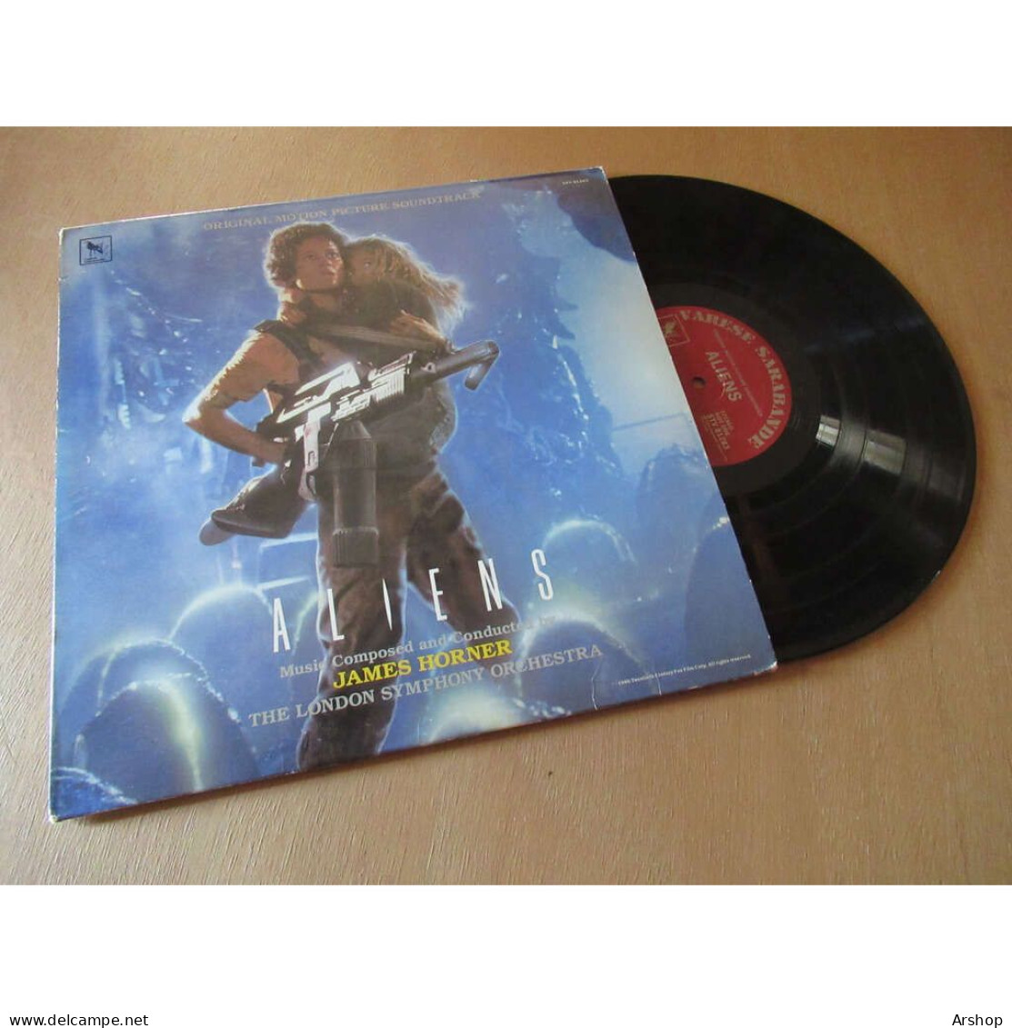 JAMES HORNER Aliens OST BOF - VARSE SARABANDE STV 81283 US Lp 1986 - Musica Di Film