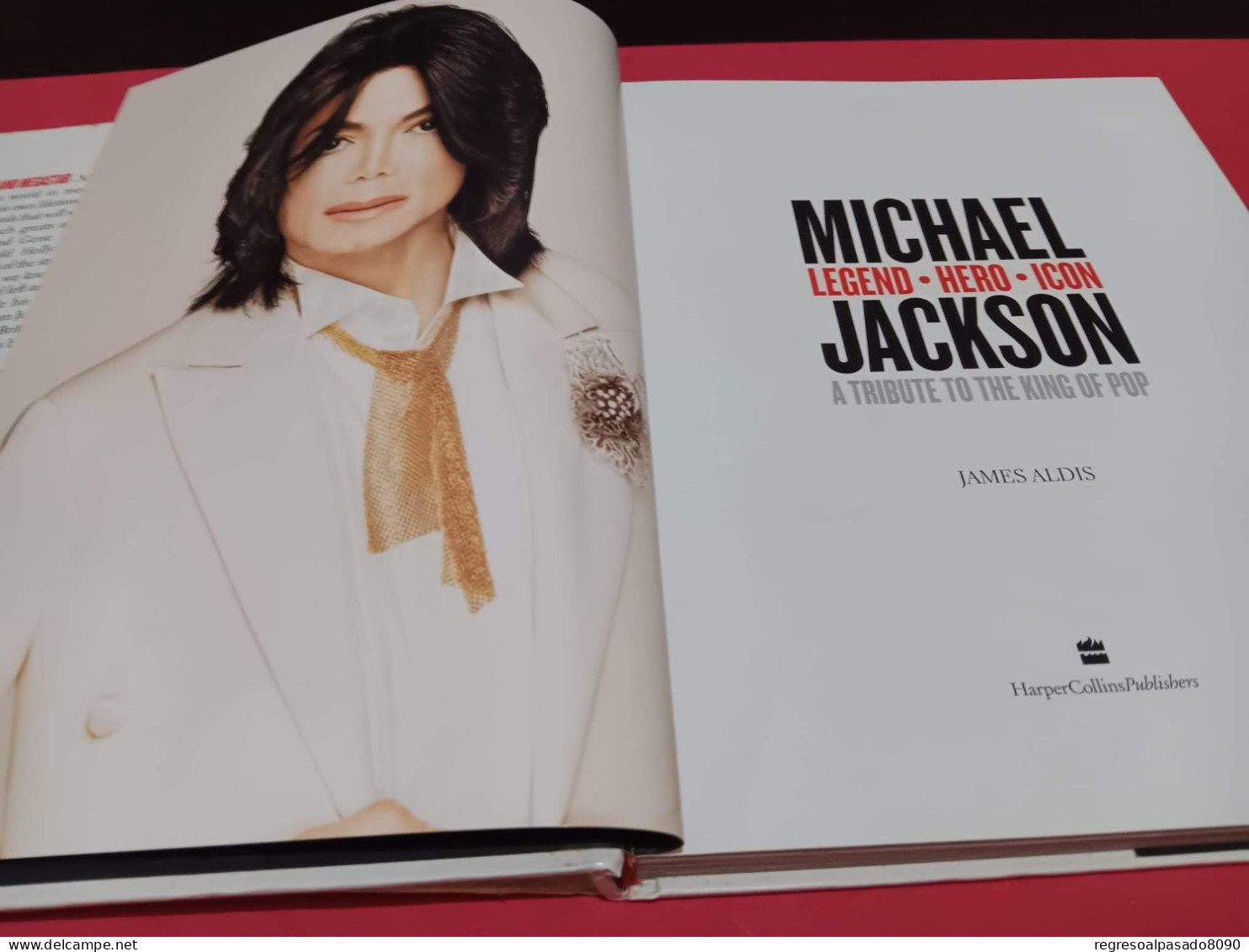 libro biografico michael jackson legend hero icon a tribute to the king of pop james aldis en ingles