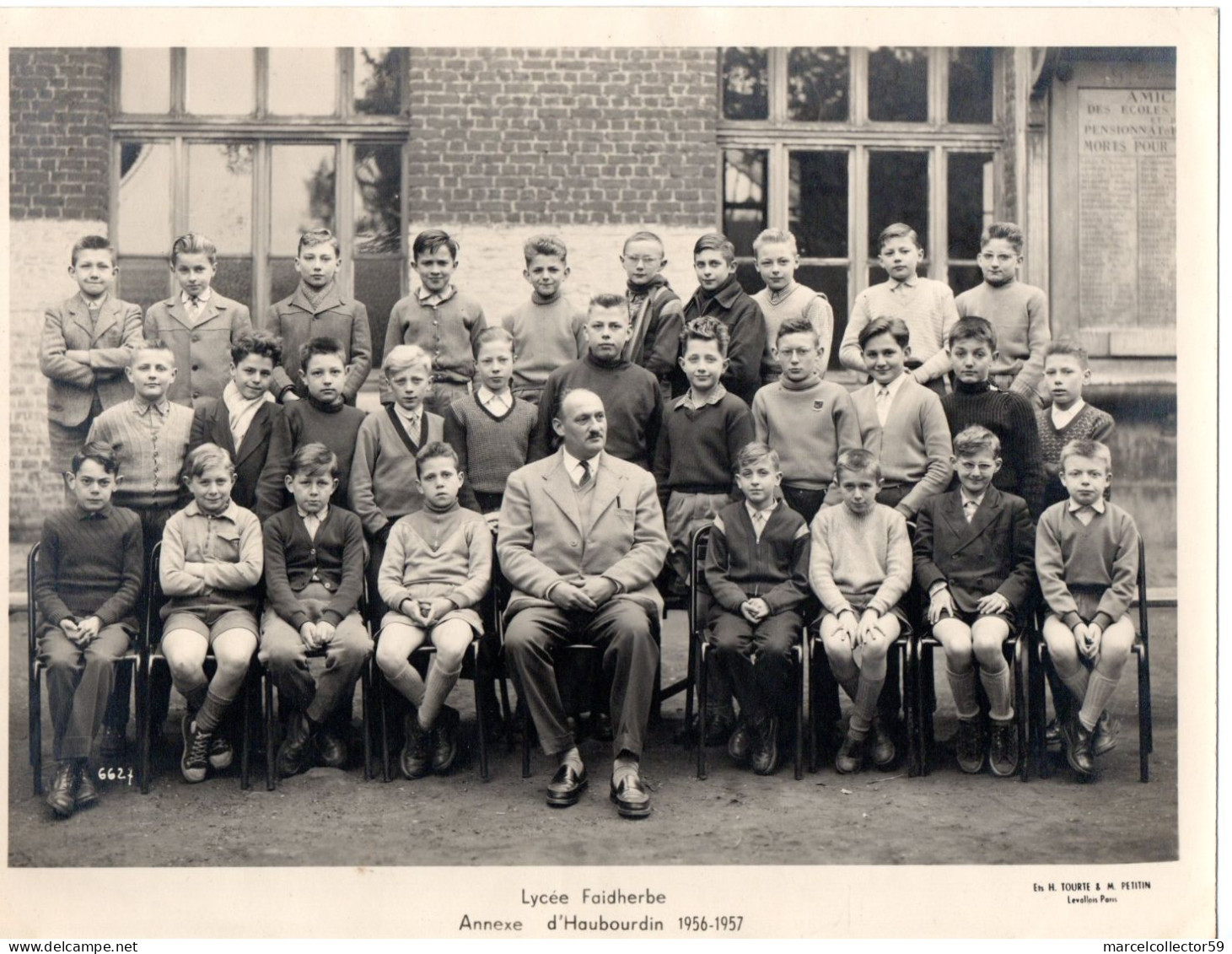 Photo De Classe Haubourdin 1956/1957 Be (59 Nord) - Haubourdin