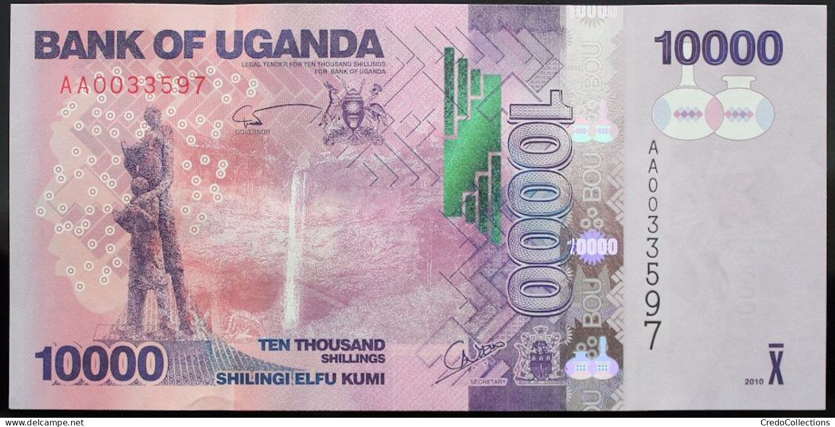 Ouganda - 10000 Shillings - 2010 - PICK 52a - NEUF - Ouganda