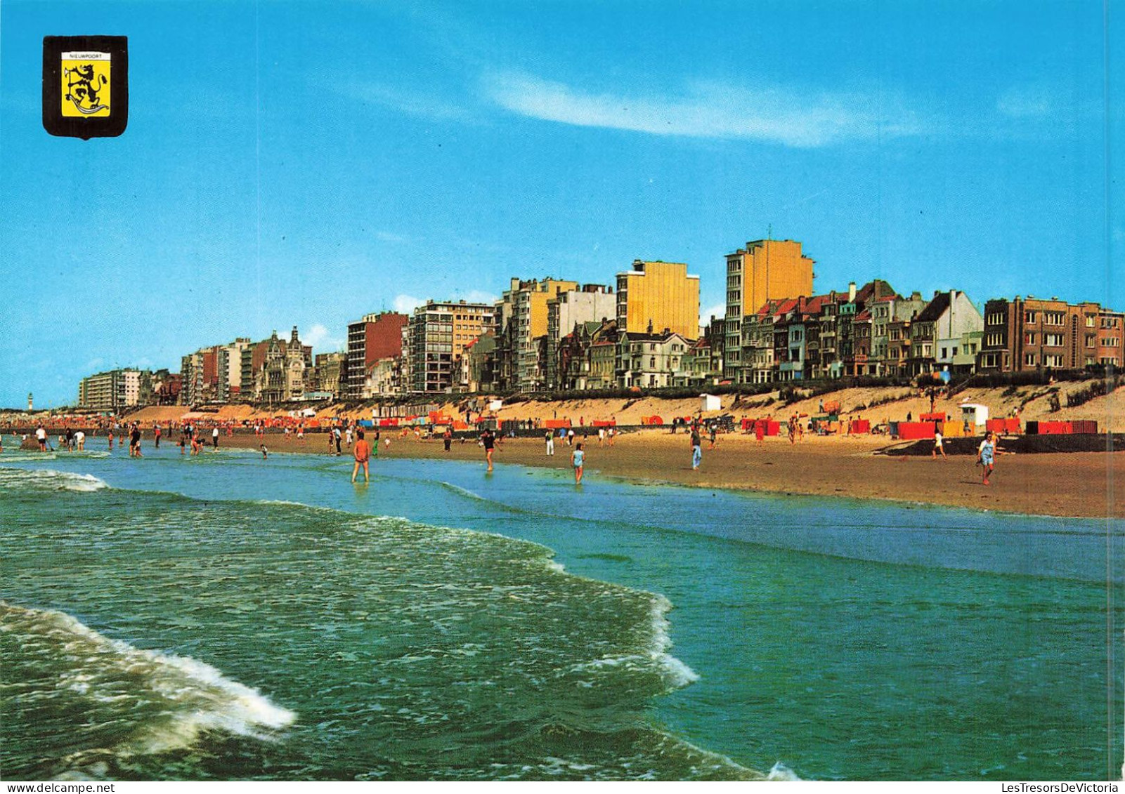 BELGIQUE - Nieuwpoort - Vue Générale De La Plage Et Digue De Mer - Animé - Carte Postale - Nieuwpoort