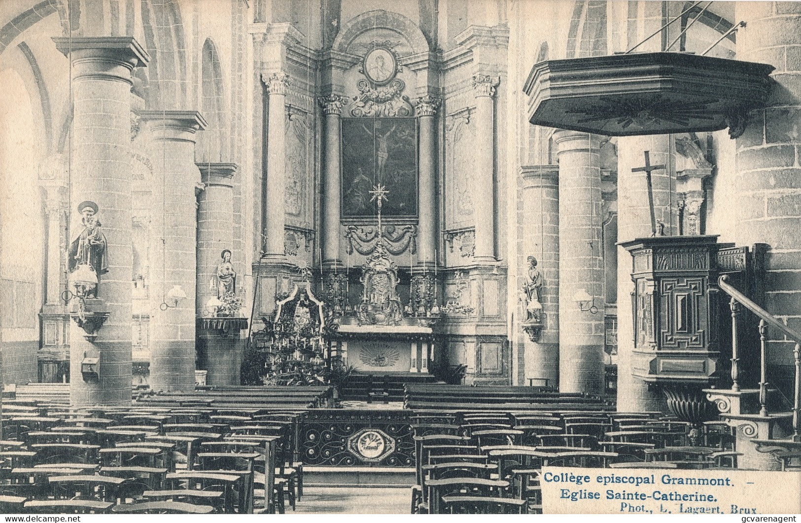 GERAARDSBERGEN    EGLISE SAINTE CATHERINE       2 SCANS - Geraardsbergen