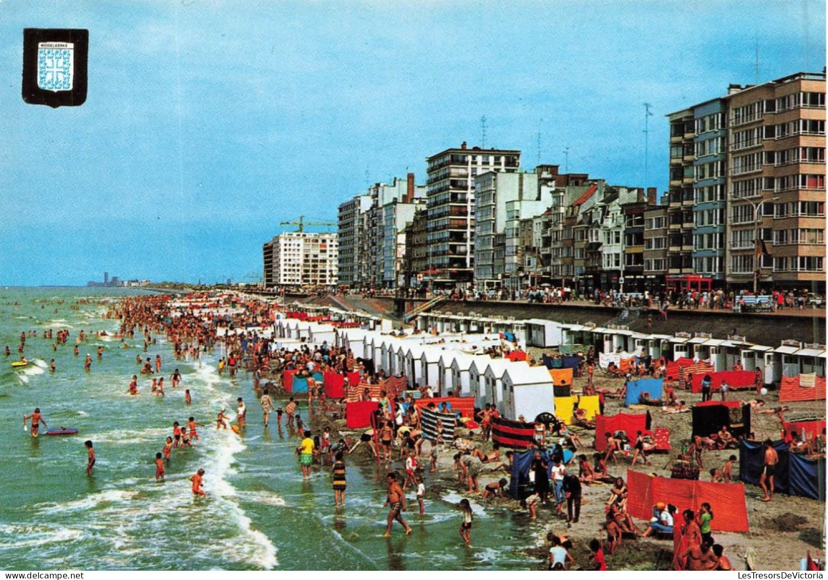 BELGIQUE - Middelkerke -  Vue Générale De La Plage Et Digue De Mer - Animé - Carte Postale - Middelkerke