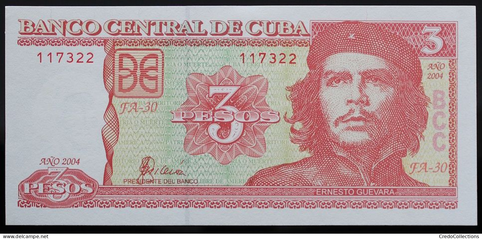 Cuba - 3 Pesos - 2004 - PICK 127a - NEUF - Kuba