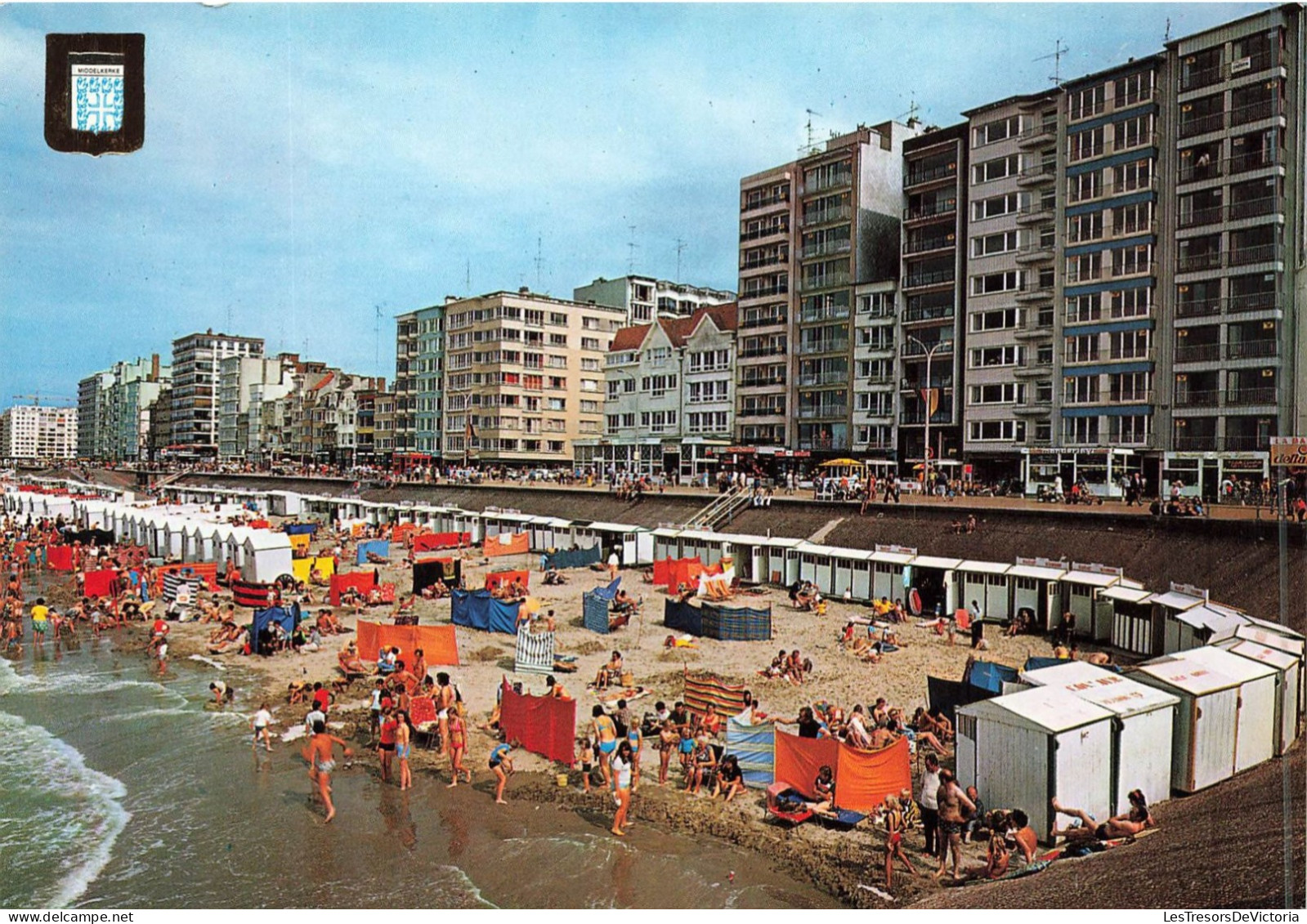 BELGIQUE - Middelkerke -  Vue Générale De La Plage Et Digue De Mer - Animé - Carte Postale - Middelkerke