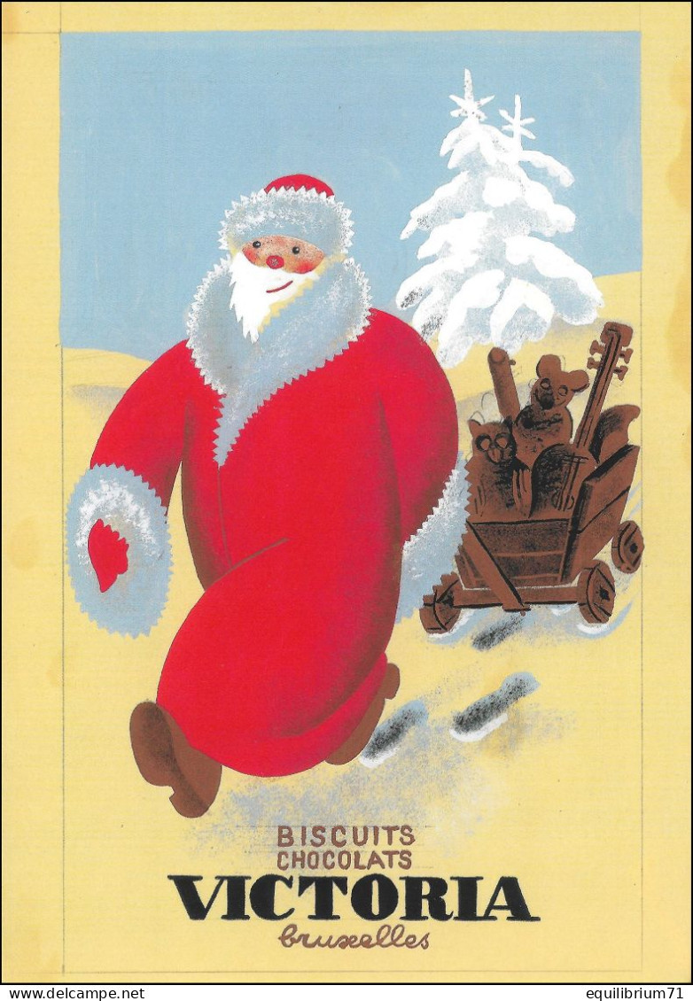 Carte Postale** / Postkaart** - Hergé - 1933 - Projet De Pub / Reclameproject - Biscuits Chocolats VICTORIA Bruxelles - Philabédés (comics)