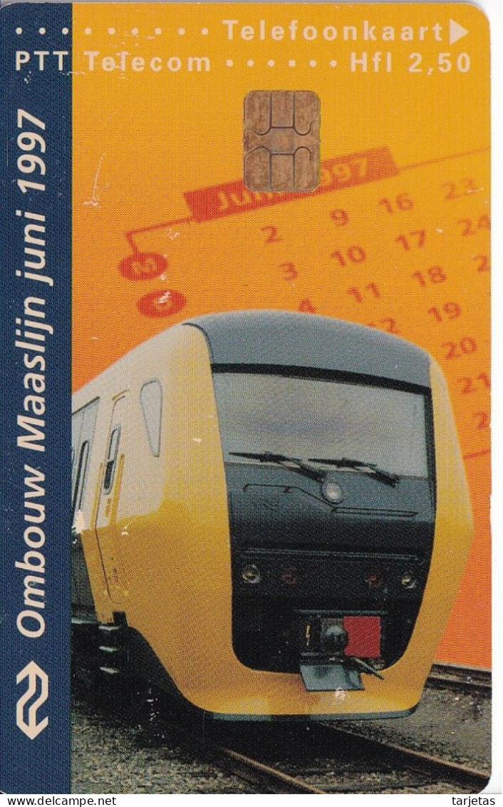 TARJETA DE HOLANDA DE UN TREN  (TRAIN-ZUG) - Treni